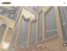 Tablet Screenshot of consolipipeorgans.it